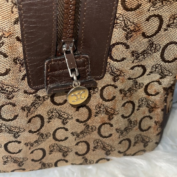 1970S CELINE LOGO DOCTOR BAG MINI WEEKENDER GUC (vintage) - Picture 4 of 11